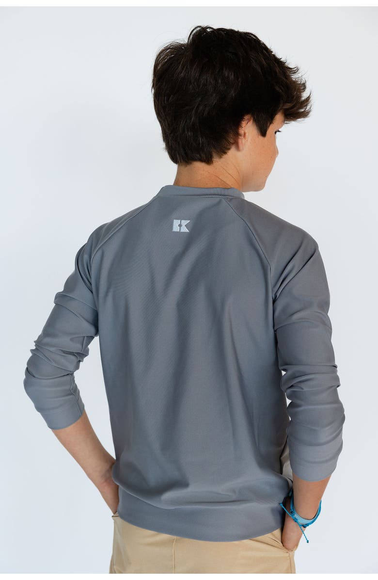 Courtside Kids Boys Pullover Sweatshirt, Alternate, color, Grey