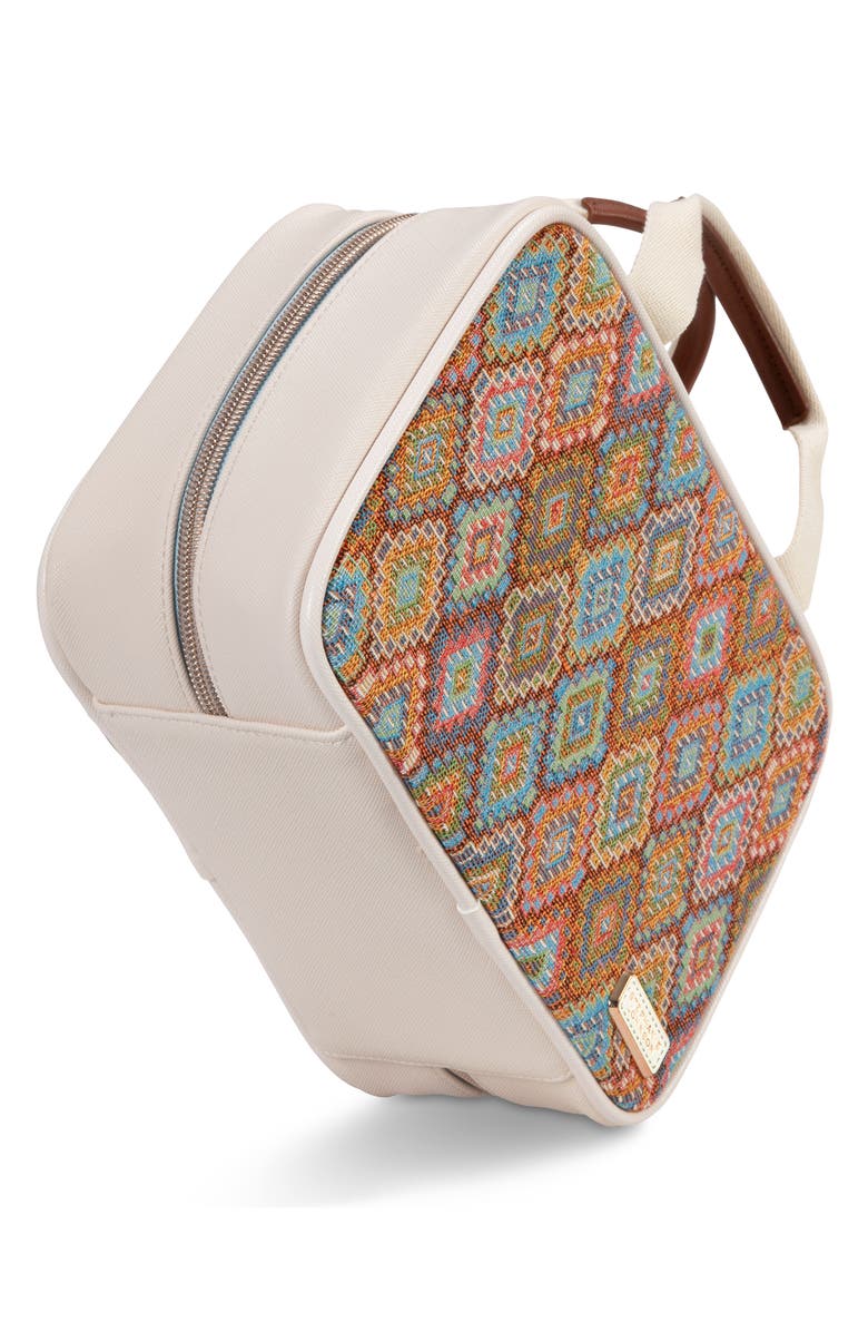 Stephanie Johnson Claire Miami Tortoise Medium Makeup Bag, Alternate, color,