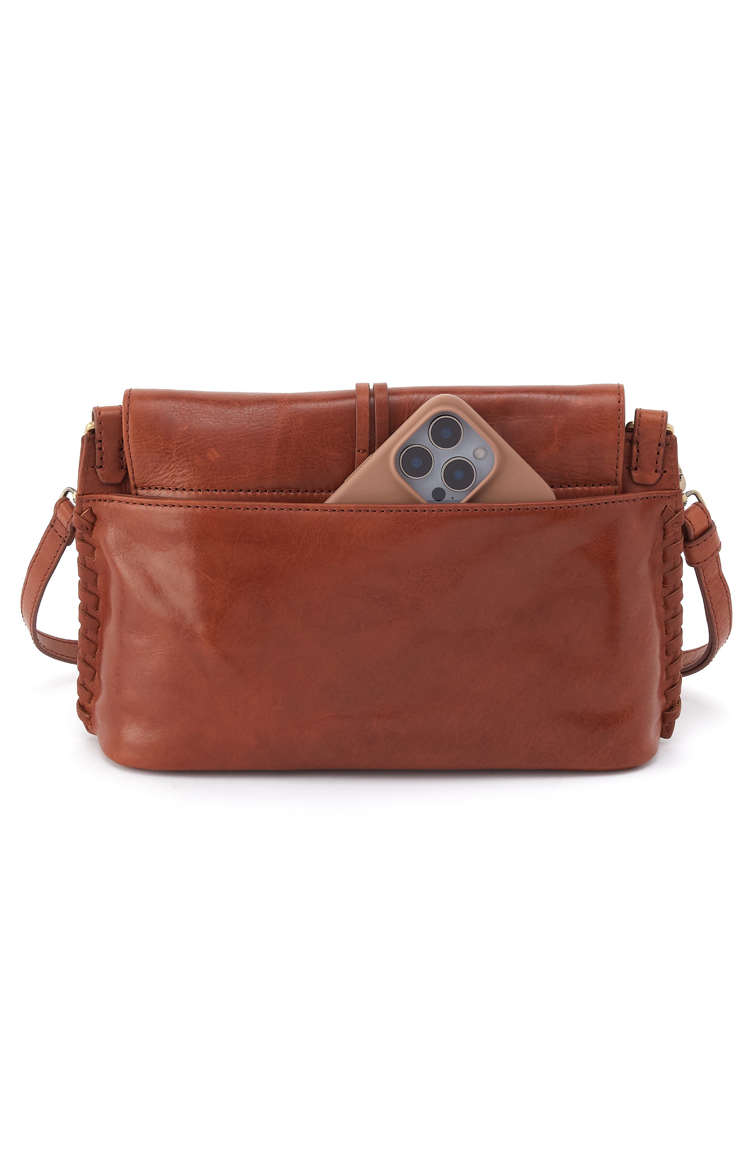 HOBO Expedition Leather Crossbody Bag, Alternate, color, Pecan Ridge