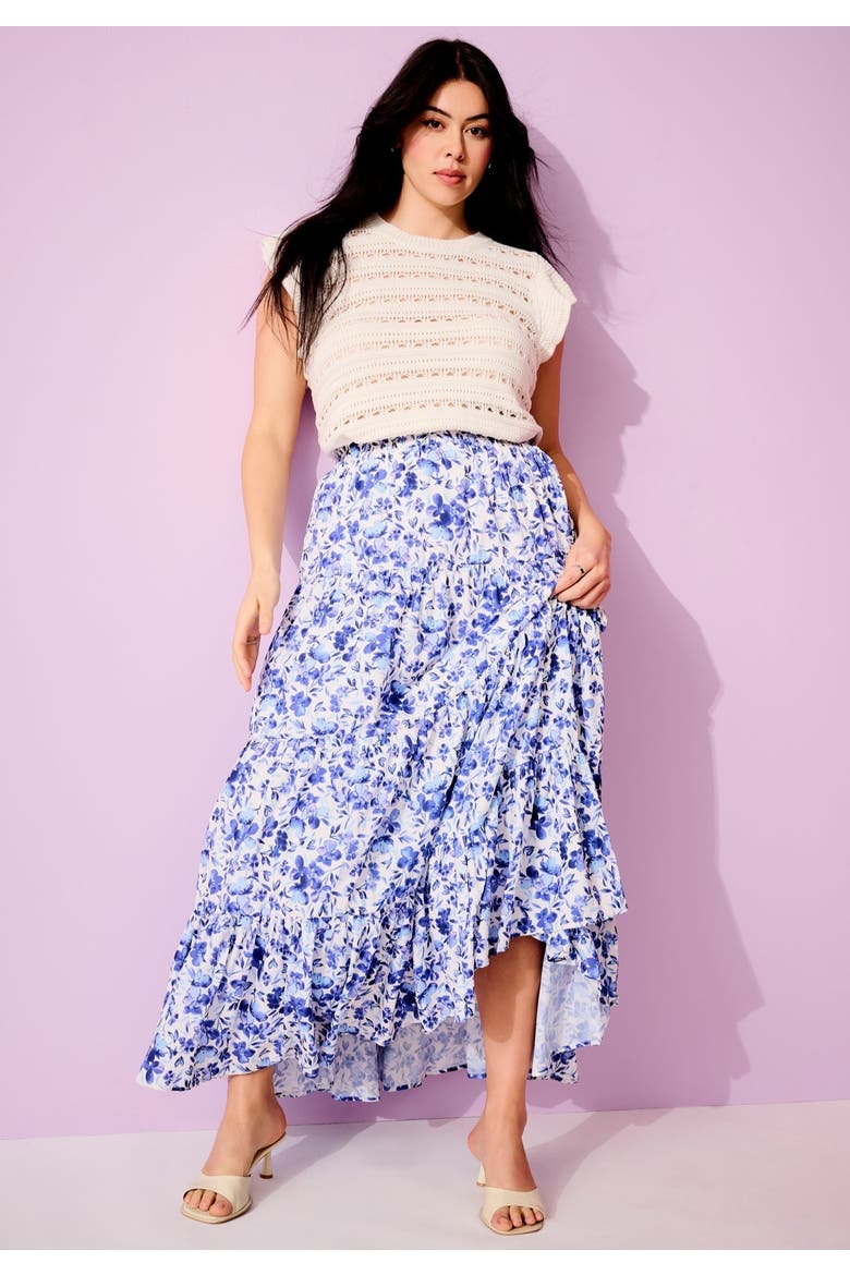 Ruffled Sleeve Top, Alternate, color, SUGAR SWIZZLE