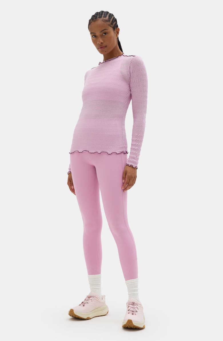 Halfdays Ynes Texture Top, Alternate, color, Amethyst