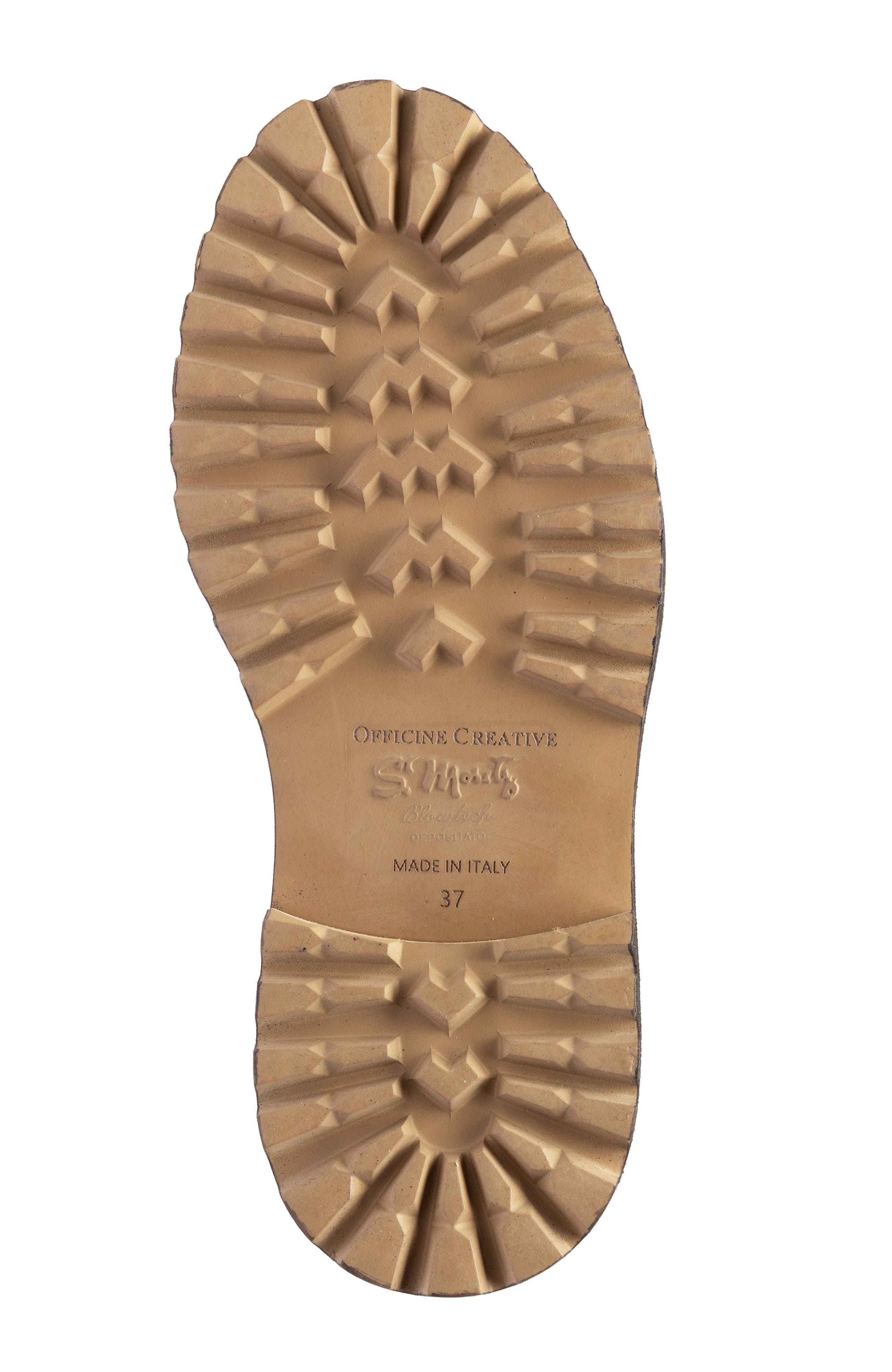 Officine Creative Blossom 006 Suede Block-Heel Bootie, Alternate, color, Dark Brown