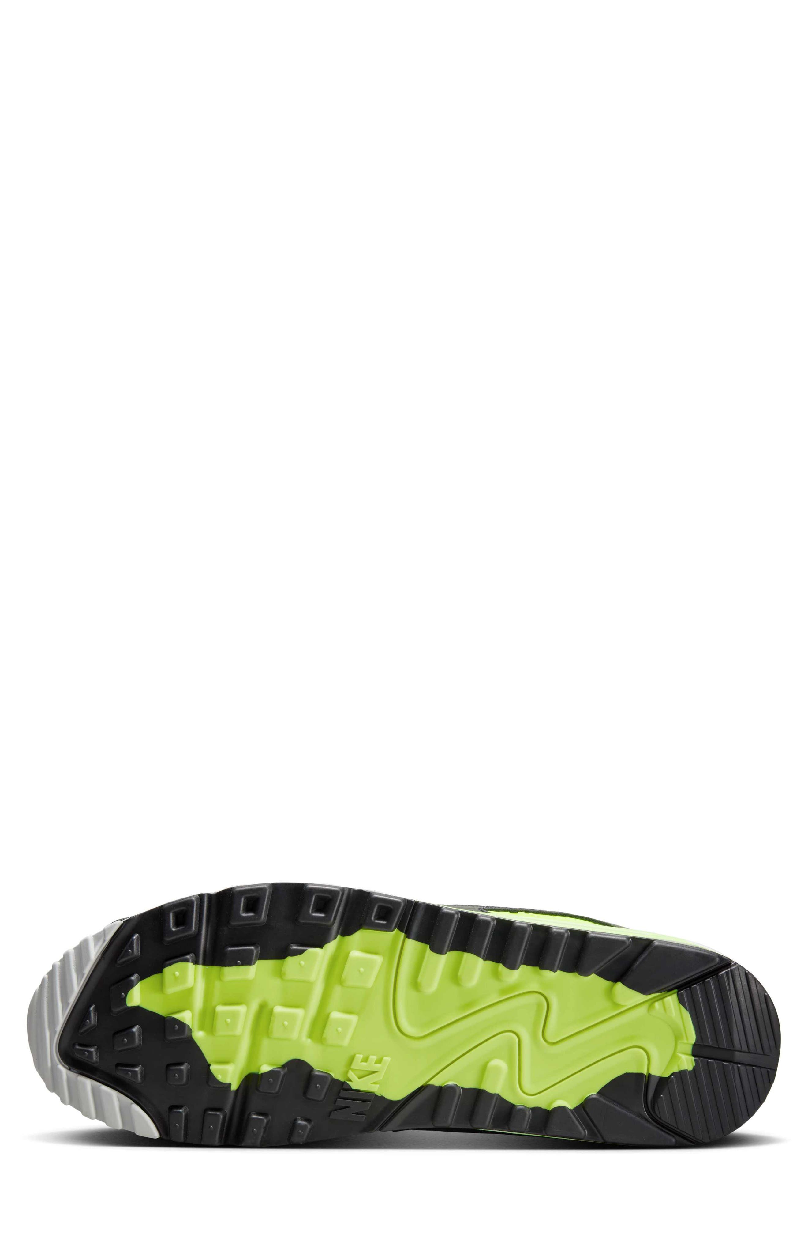 Nike Air Max 90 Gore-Tex<sup>®</sup> Waterproof Sneaker, Alternate, color, Summit White/ Volt/ Black