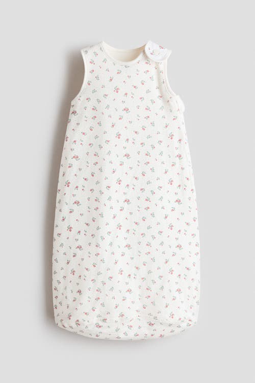 H&m Babies'  Printed Sleep Bag Tog 2.5 In White/floral