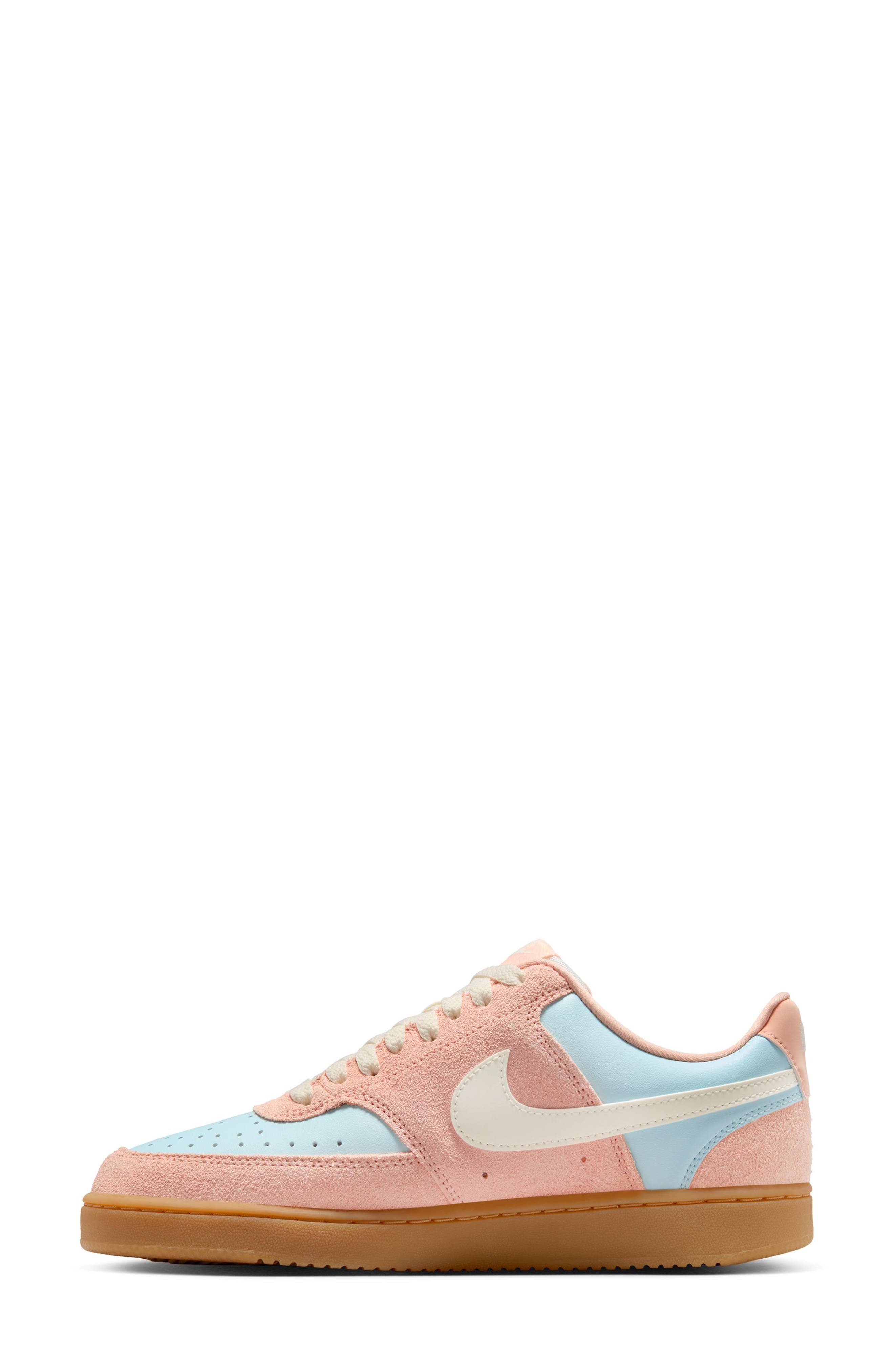 Court Vision Low Sneaker, Alternate, color, ORANGE/ IVORY/ BLUE