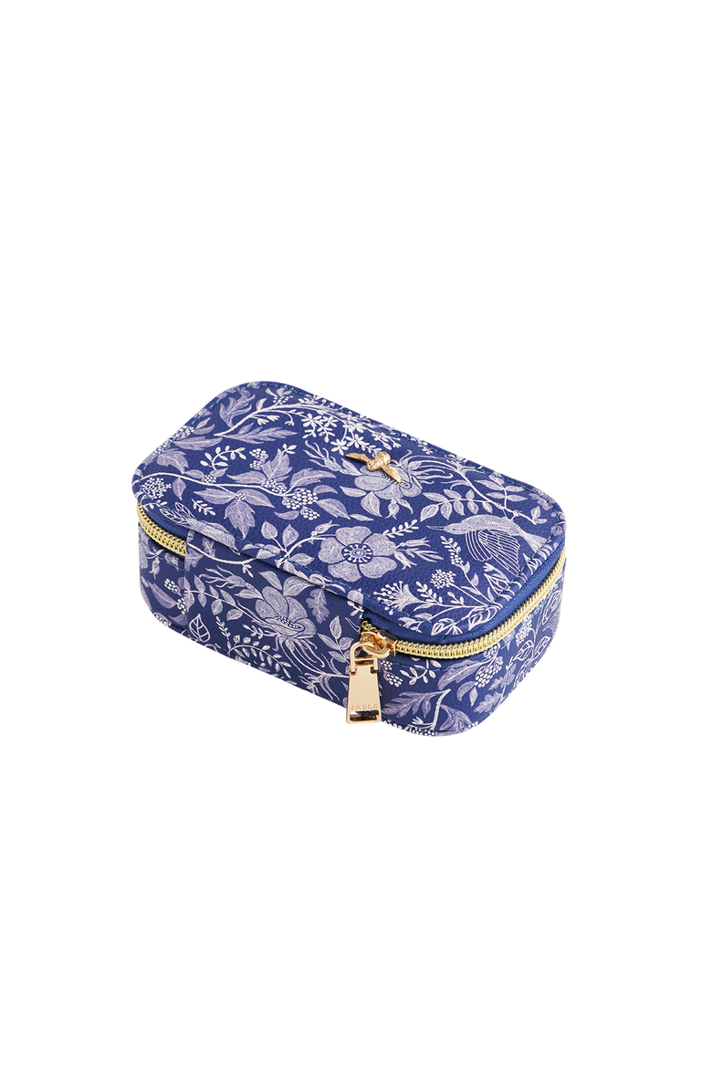 Fable England Ditsy Blue Small Jewellery Box, Alternate, color, 