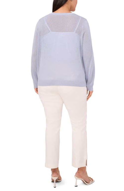 Halogenr Halogen(r) V-neck Cardigan In Blue Fog