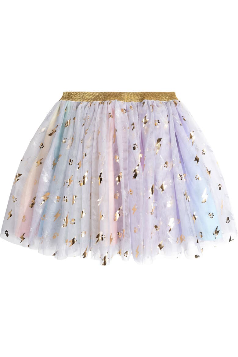 Super Kitties T-Shirt and Tutu Skirt Set, Alternate, color, Purple SuperKitties