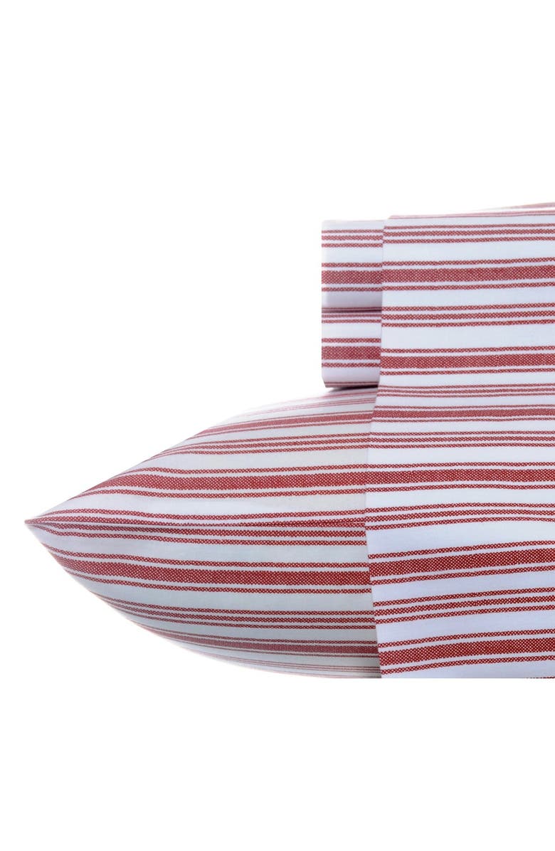 Nautica 'Coleridge' Cotton Sheet Set, Main, color, Red