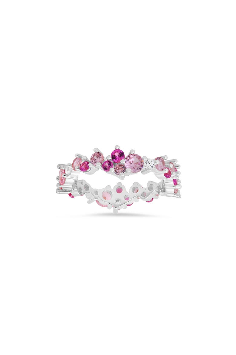Ombré Ring, Main, color, PINK/ SILVER