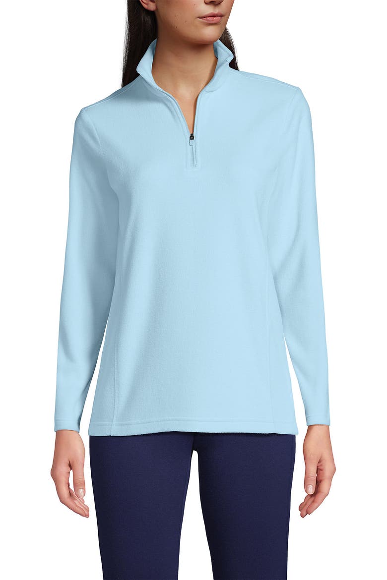 Anyweather Fleece Quarter Zip Pullover, Main, color, Subtle Blue