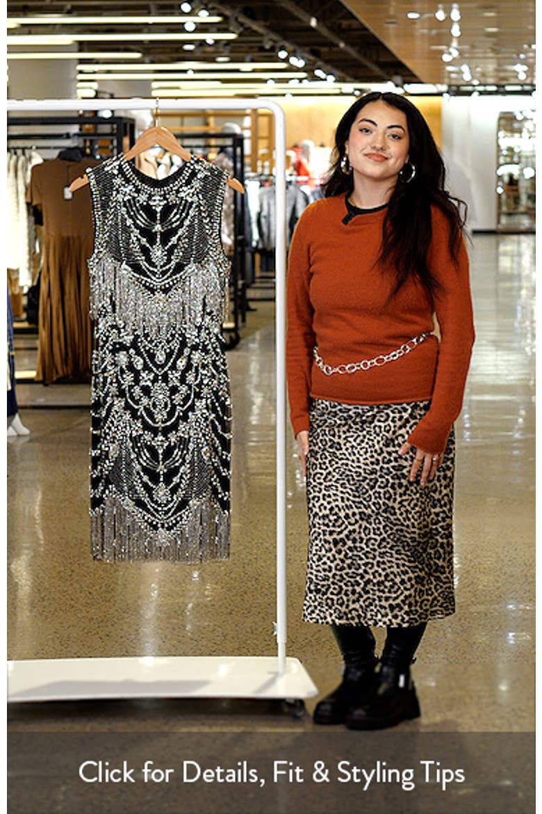 Beaded Fringe Cocktail Dress video