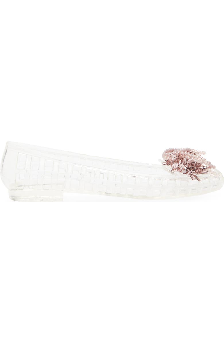 HEAVENLY JELLY Dazzla Jelly Ballet Flat, Alternate, color, Clear