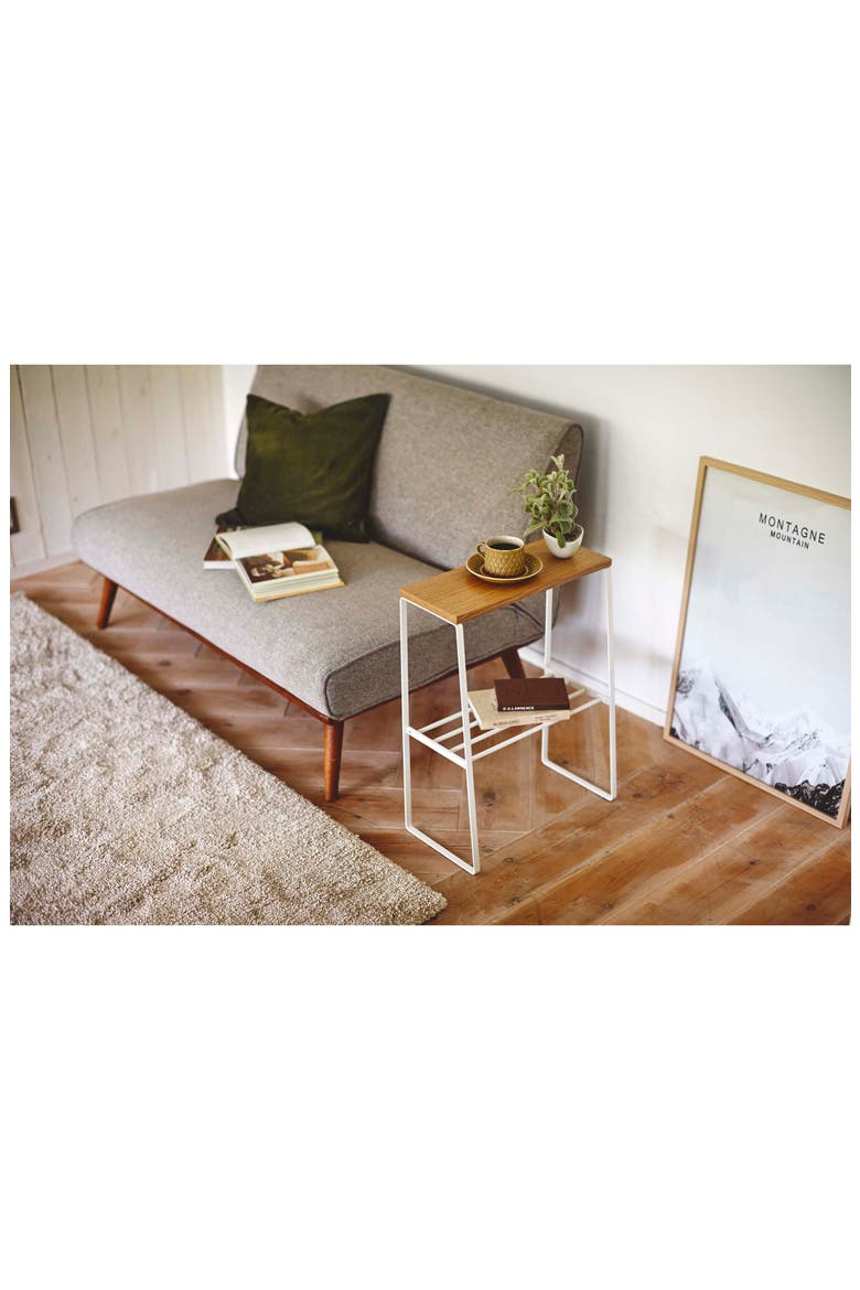 Tosca Side Table, Alternate, color, WHITE