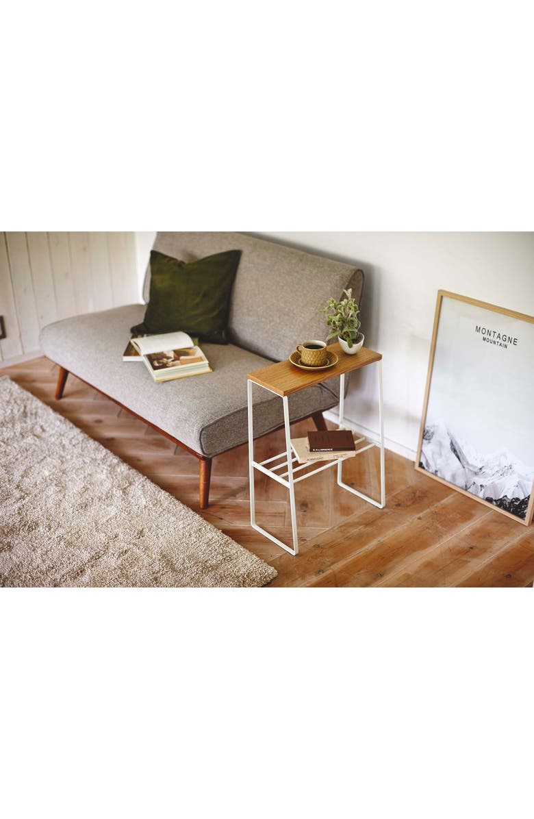 Yamazaki Tosca Side Table, Alternate, color, White