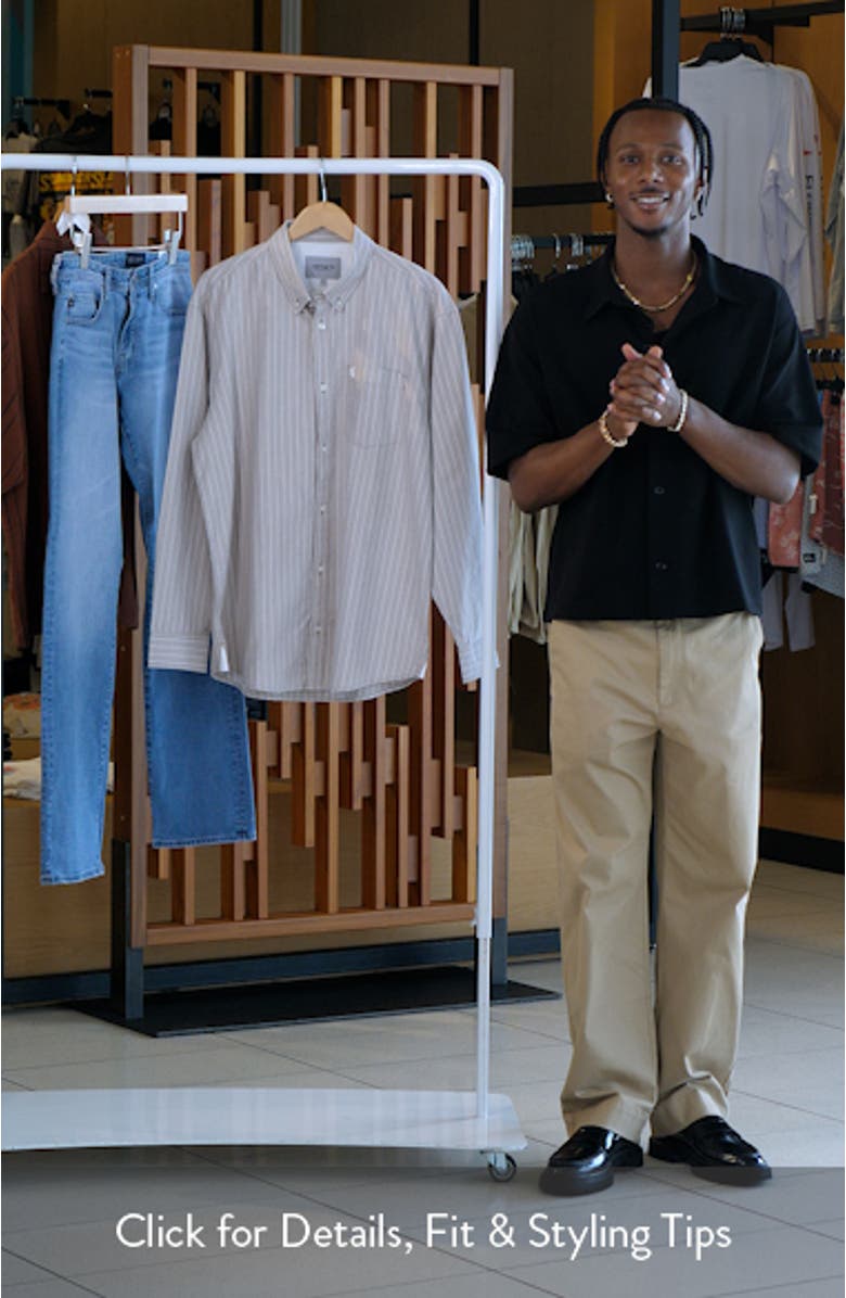 Cassel Cotton Oxford Button-Down Shirt, sales video thumbnail