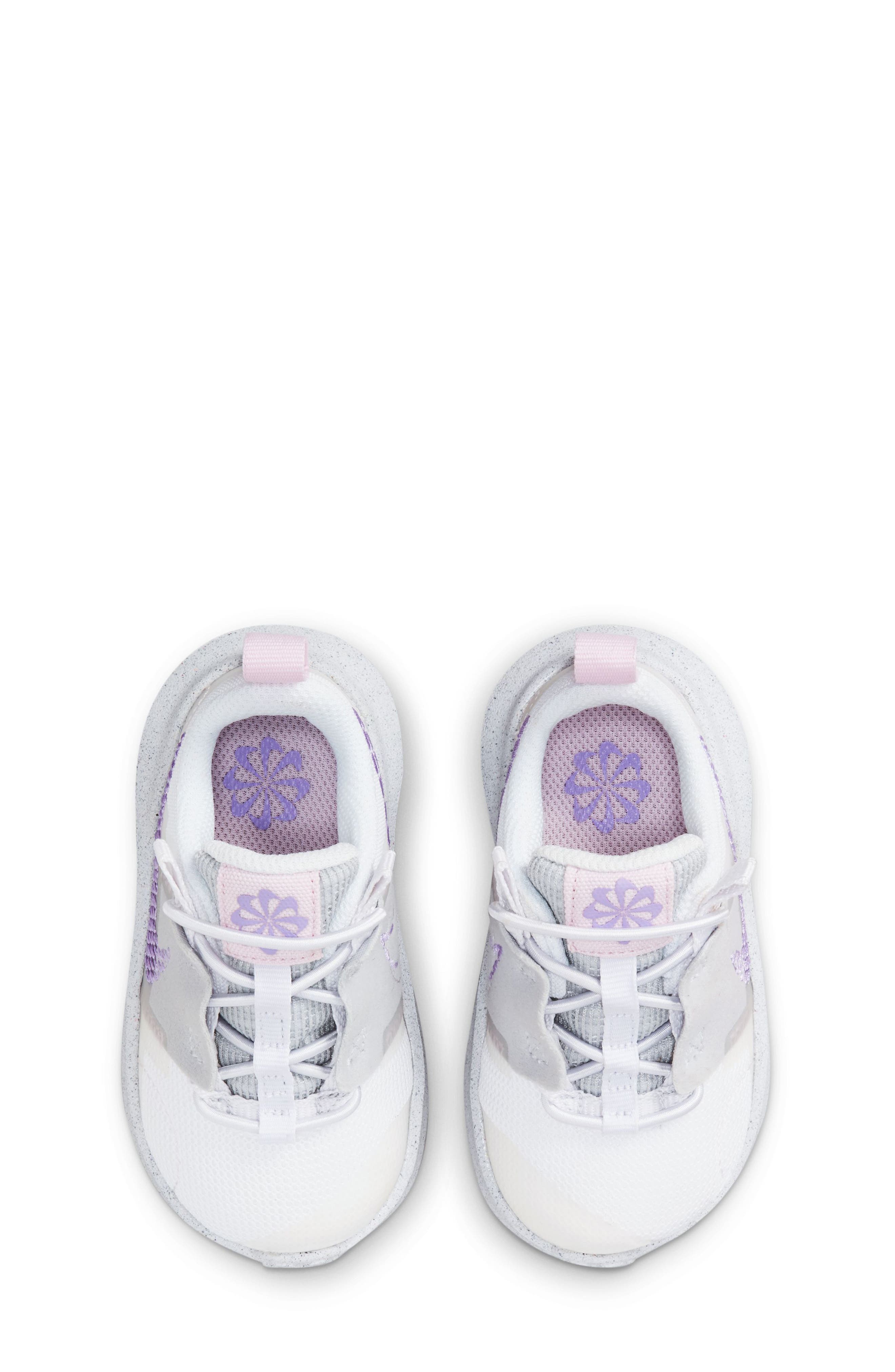 Crater Impact Sneaker, Alternate, color, WHITE/ LILAC/ GREY FOG/ PINK