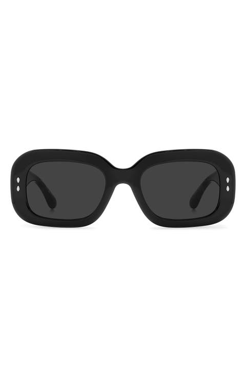 53mm Rectangular Sunglasses