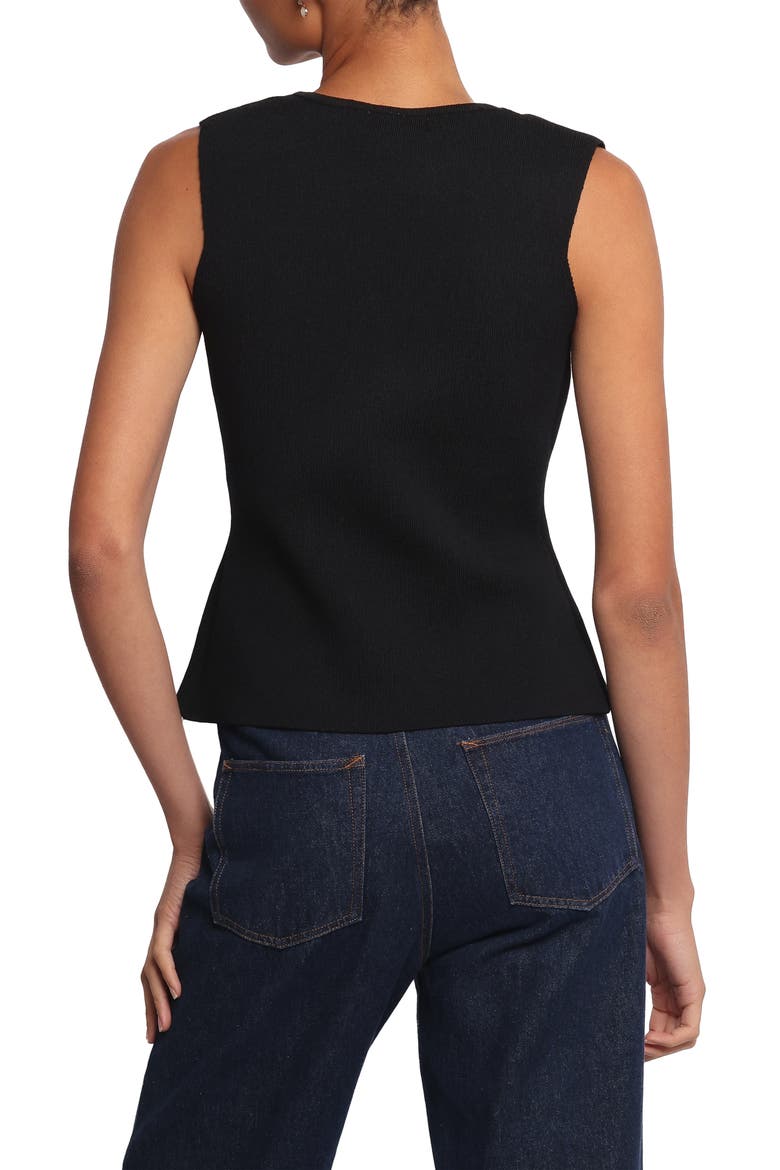 Everlee Knit Vest, Alternate, color, BLACK