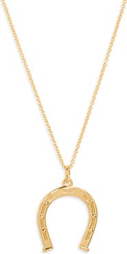 Kiara by Ki-ele Ashleigh Horseshoe Pendant Necklace