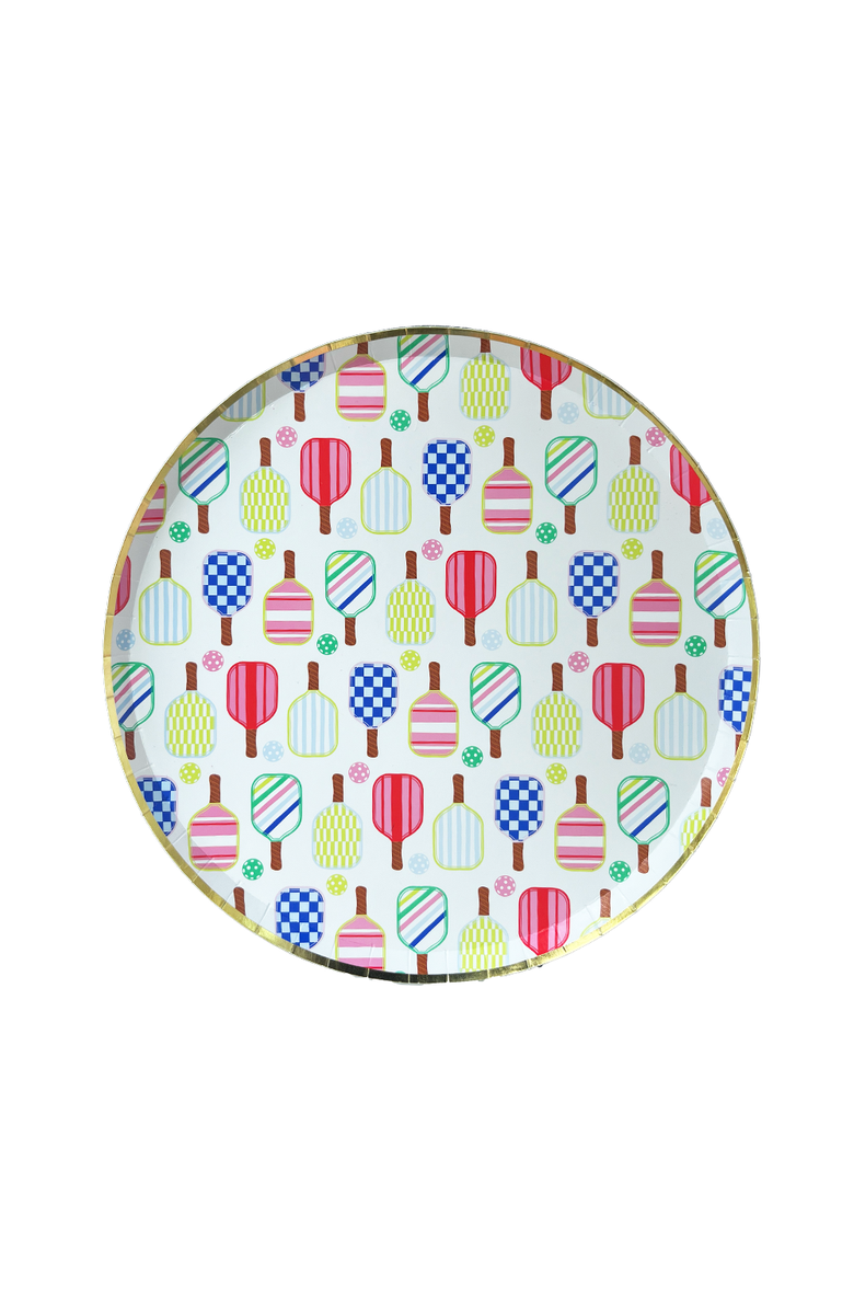 Jollity & Co Pickleball Social Club Print Plates, Main, color, Dinner Plates