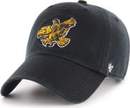 '47 Men's '47 Black Iowa Hawkeyes Vault Clean Up Adjustable Hat