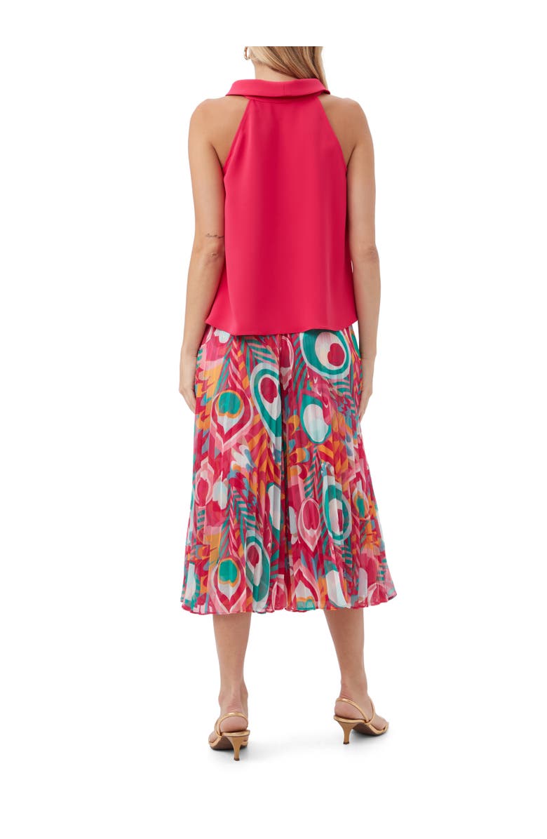 Trina Turk Eze Halter Top, Alternate, color, Cannes Coral