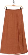 GO COUTURE Slit Maxi Skirt