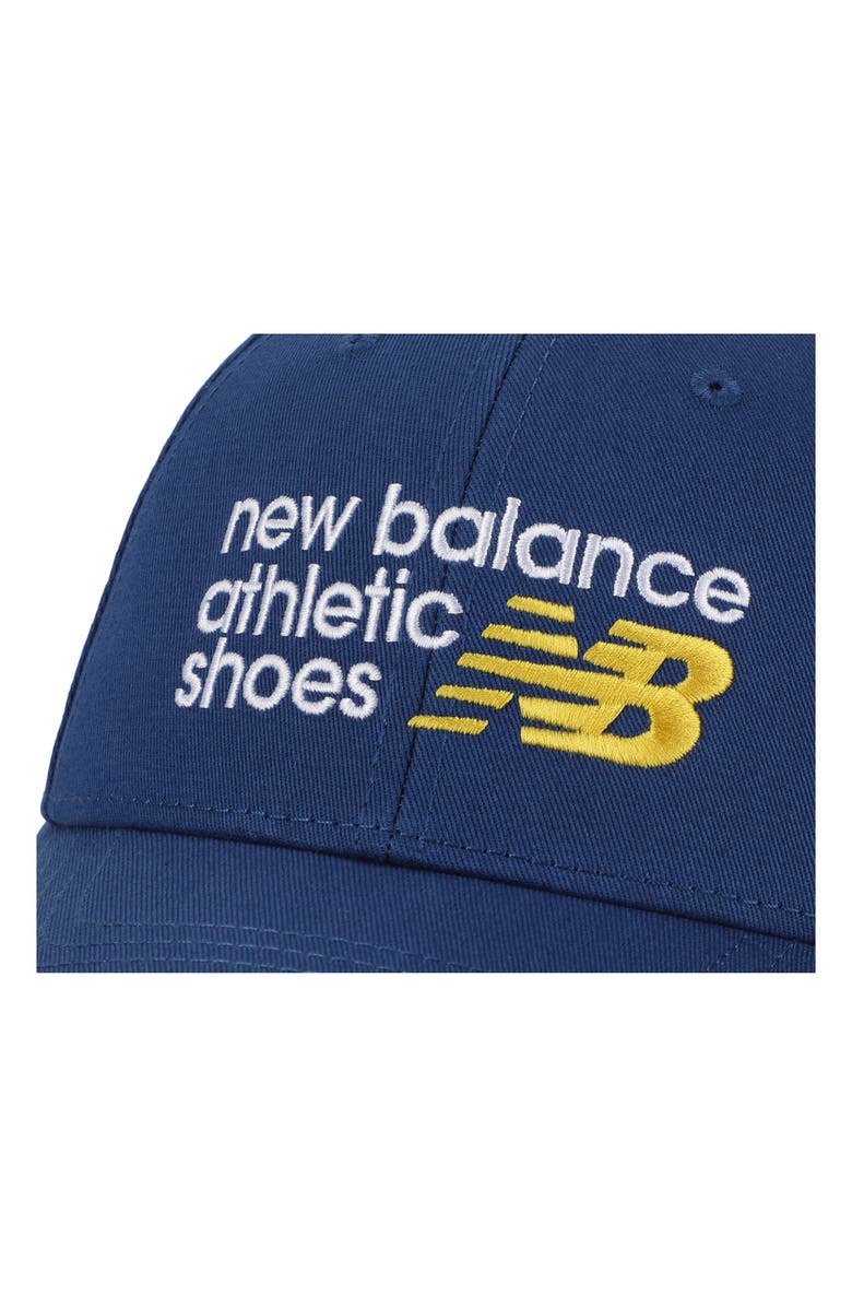New Balance Stacked Patch Logo Trucker Hat, Alternate, color, 