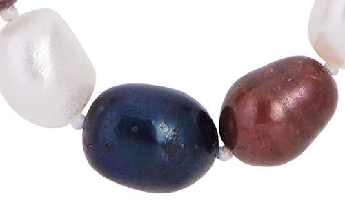 Savvy Cie Jewels 7-7.5mm Multicolor Freshwater Pearl Necklace In Multi