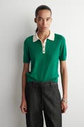 COS Shrunken Wool-Blend Polo Shirt