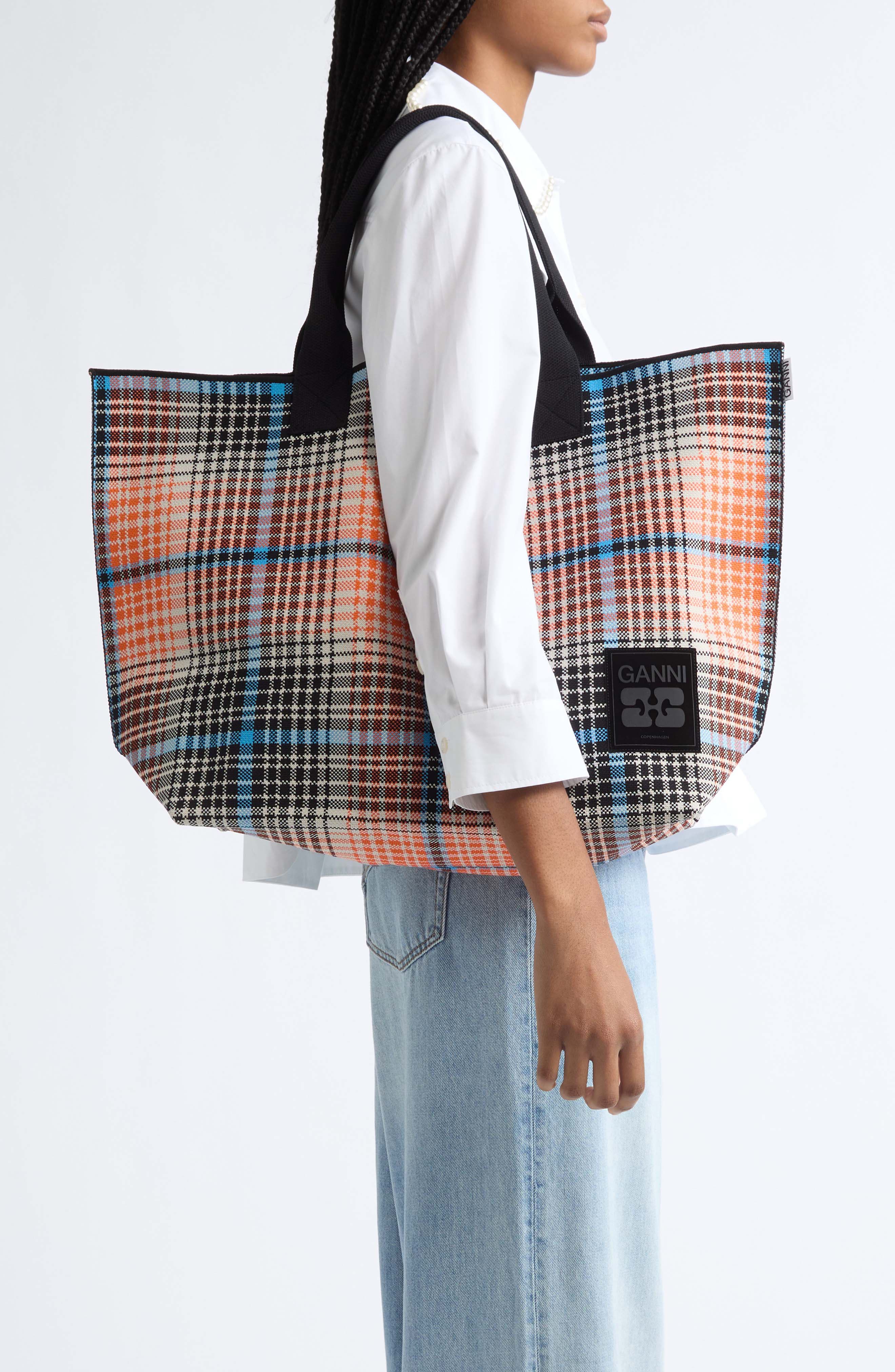 Medium Knit Easy Shopper, Alternate, color, MANDARIN ORANGE