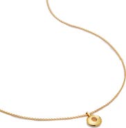 Monica Vinader November Birthstone Citrine Pendant Necklace