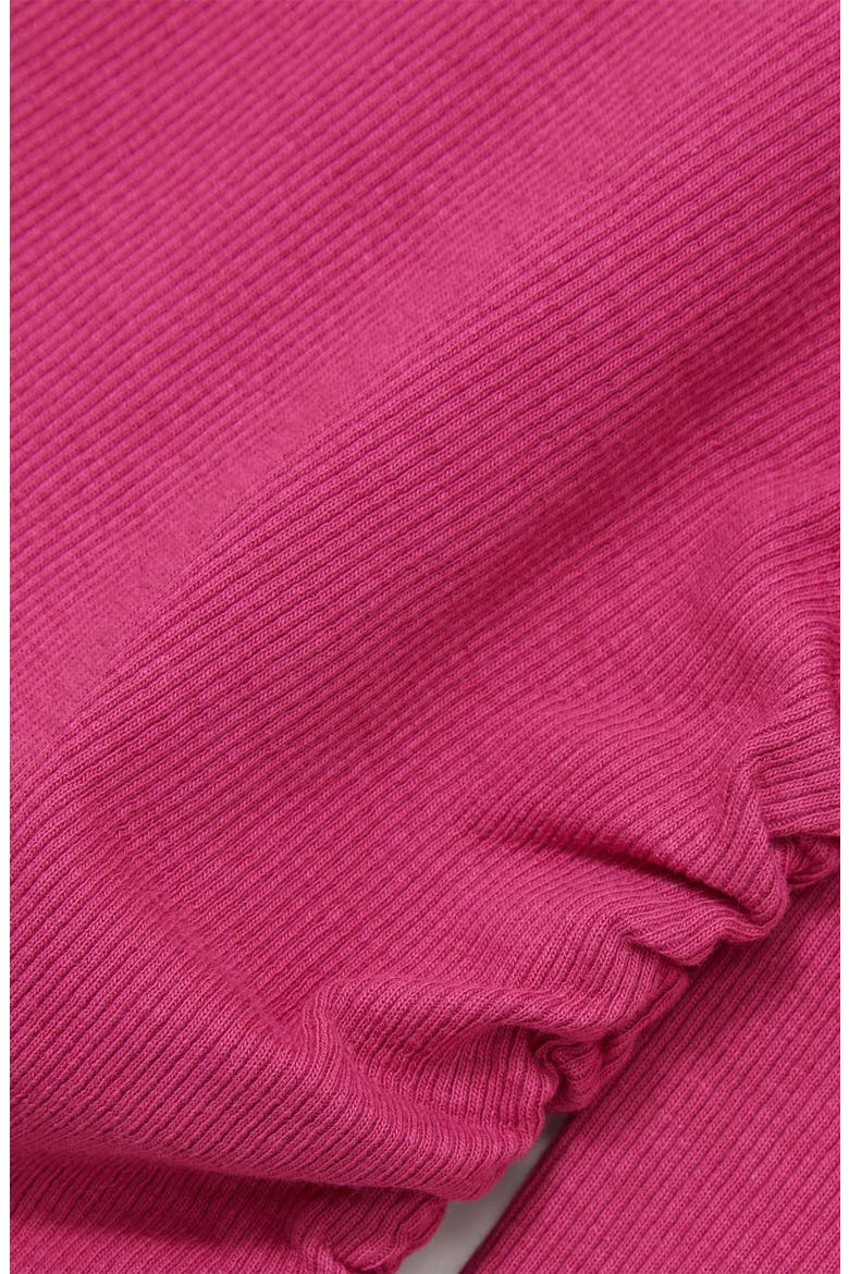 Kids' Trina Ruched Rib Sweater, Alternate, color, BERRY