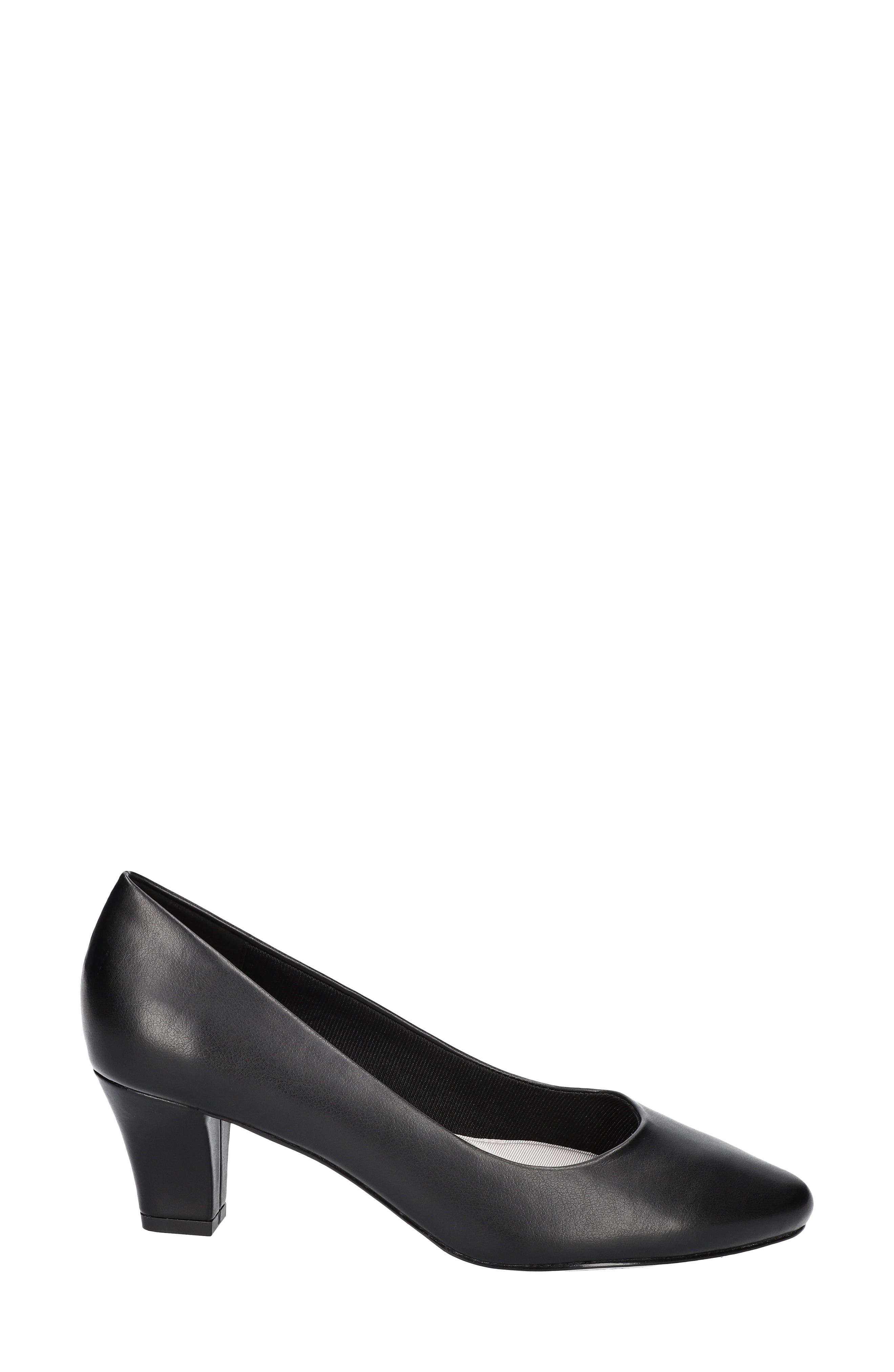 EASY STREET Ballari Round Toe Pump - Multiple Widths Available, Alternate, color, Black