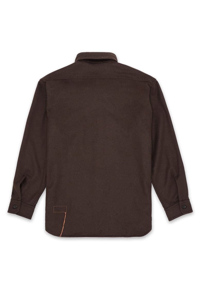 Fortela CPO 2.0 Overshirt in Fine Wool, Alternate, color, Brown