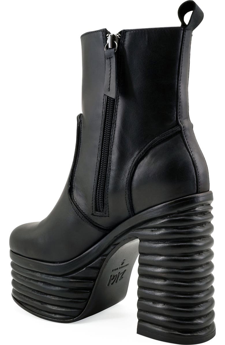 ZIGI Argelia Waterproof Platform Bootie, Alternate, color, Black