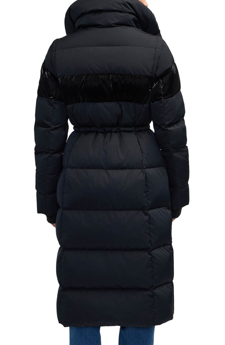 Scotch & Soda Kaatye Core Fit Water Repellent Maxi Puffer Coat, Alternate, color, Black