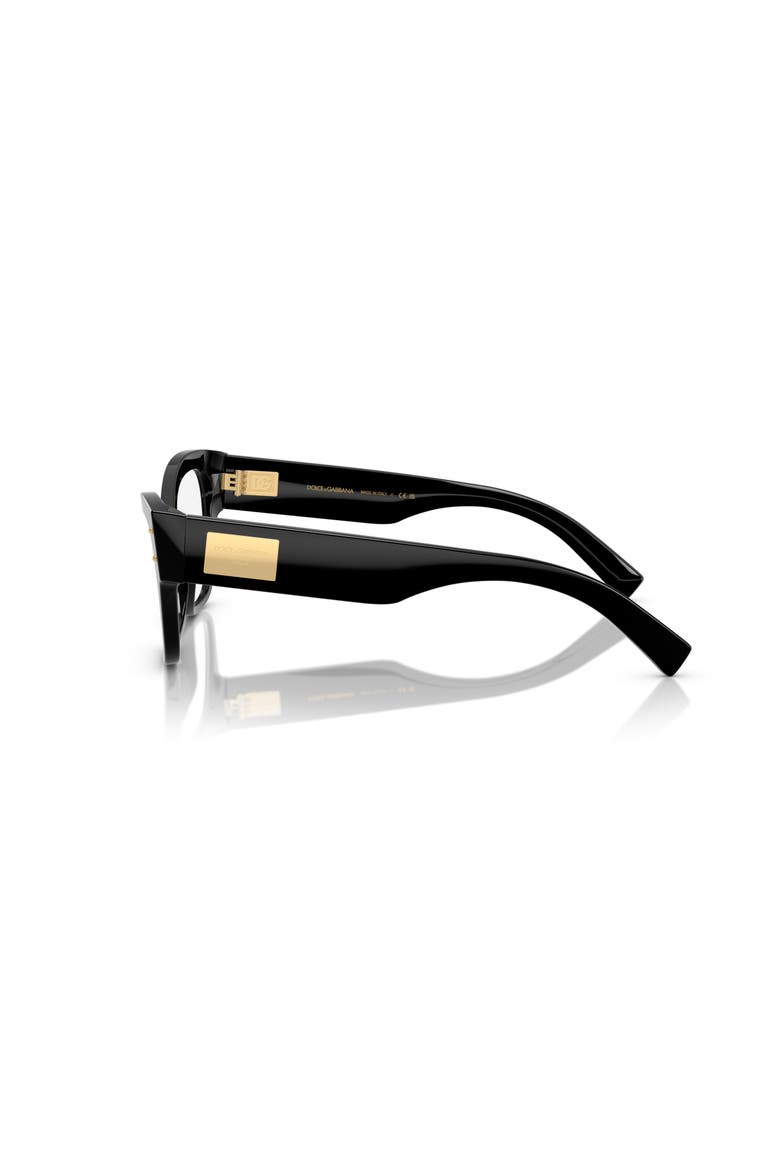 54mm Butterfly Optical Glasses, Alternate, color, BLACK