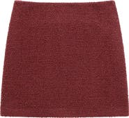 Theory Tweed Miniskirt