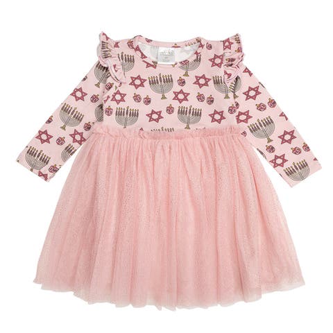 Hanukkah Long Sleeve Tutu Dress