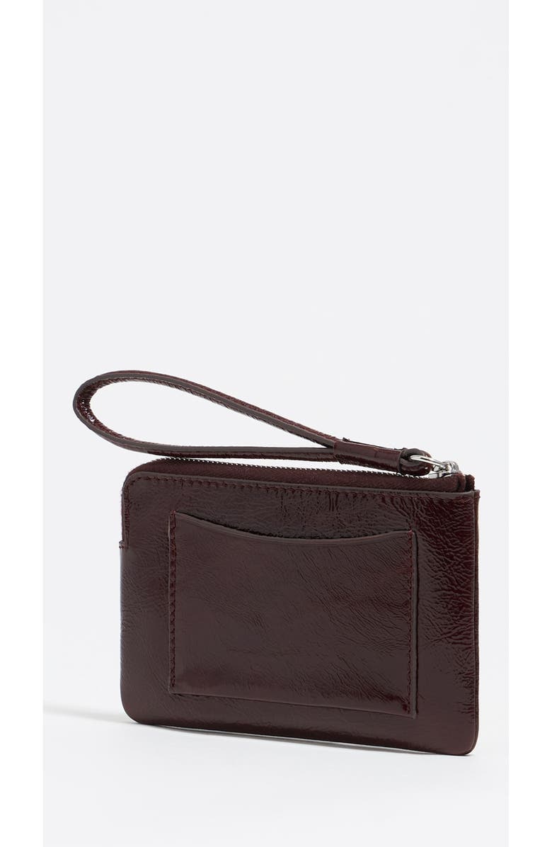 Bimba y Lola Small Leather Coin Purse, Alternate, color, Chestnut