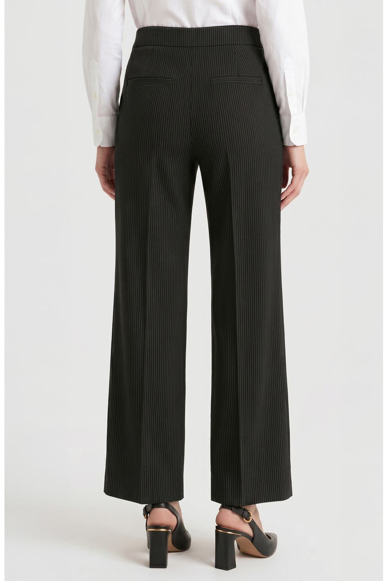 Kayla Wide Leg Pull-On Pants, Alternate, color, BLACK MULTI SHADOW STRIPE
