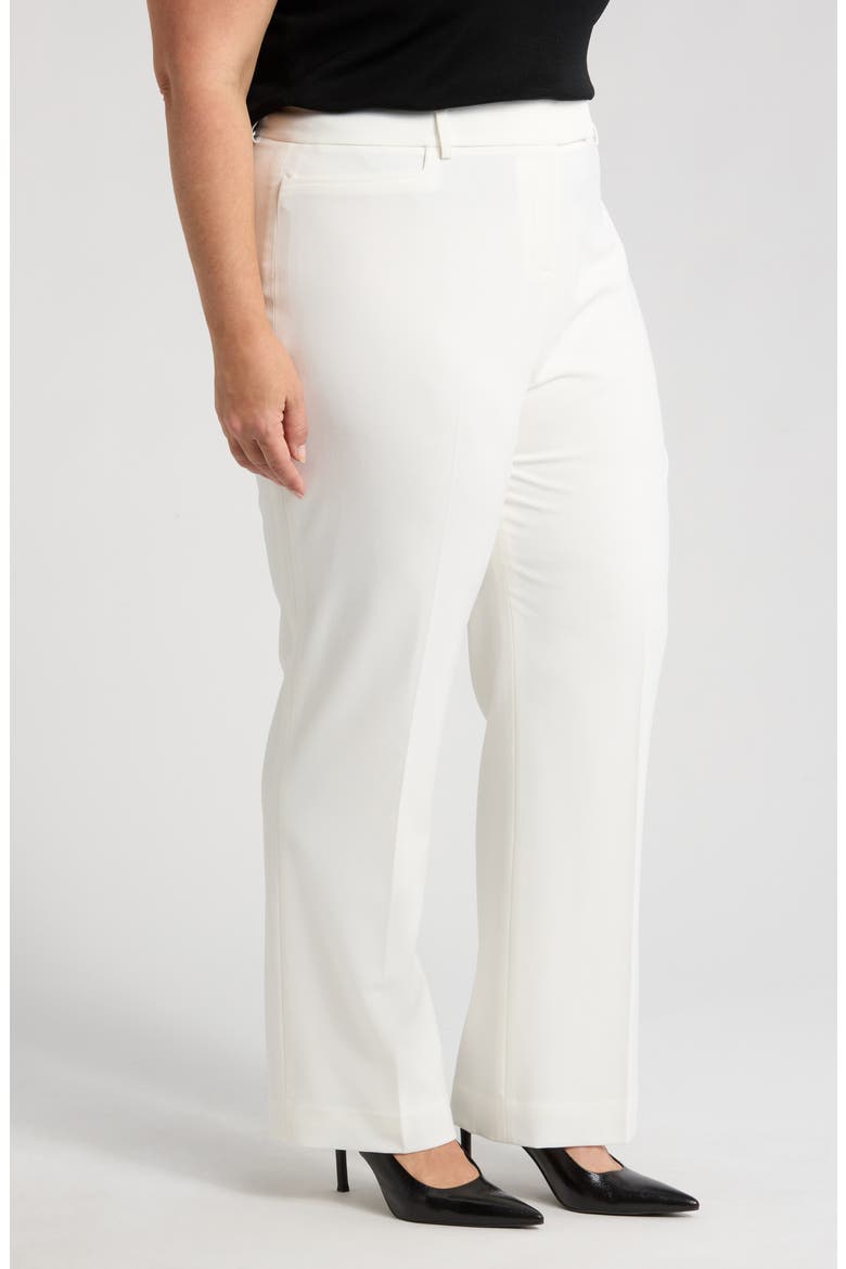 Bird Eye Straight Leg Pants, Alternate, color, WHITE