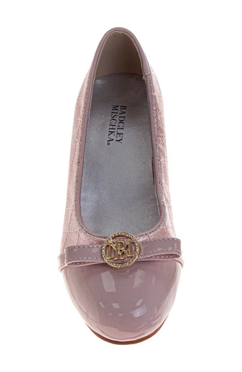 Badgley Mischka Collection Kids' Cap Toe Pump In Pink