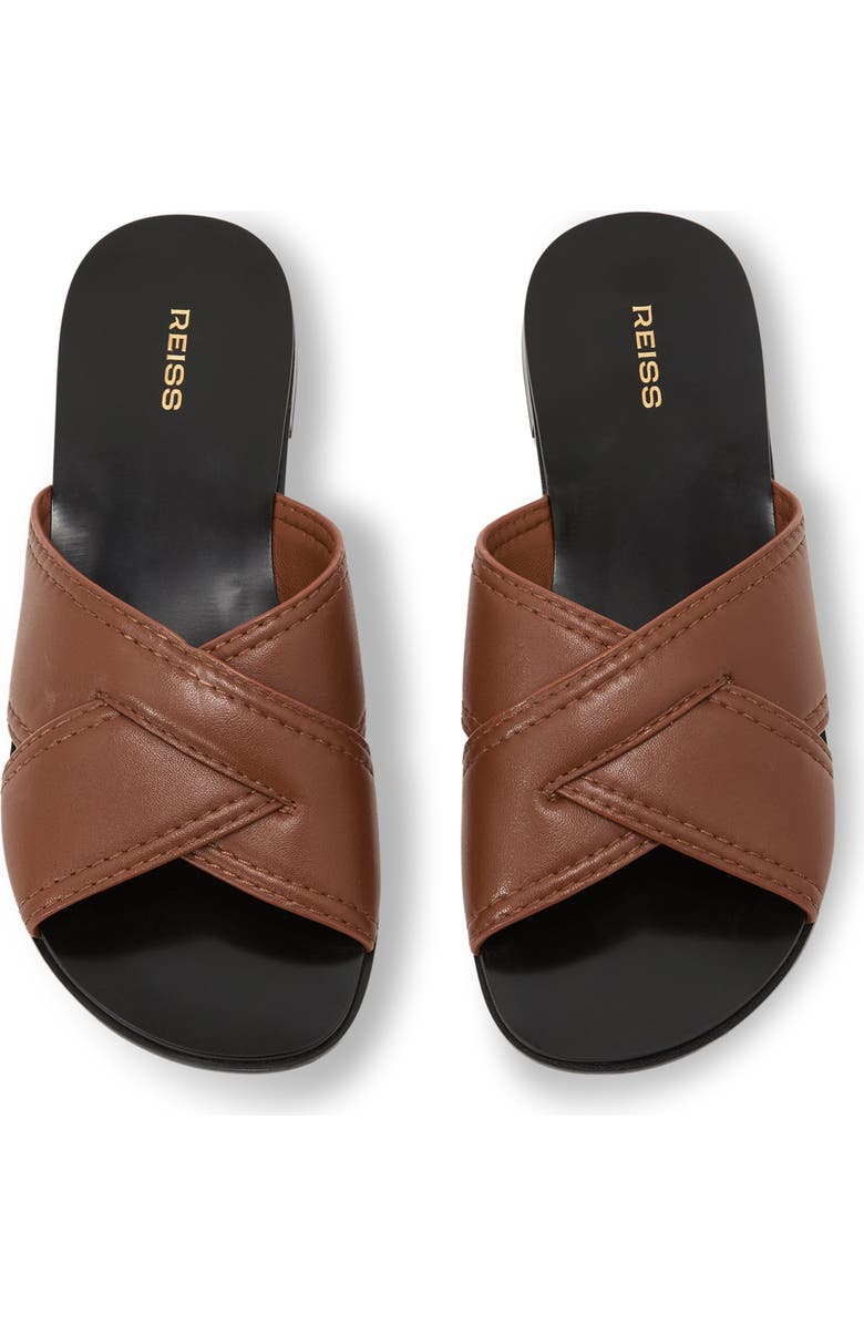 Reiss Kori Slide Sandal, Alternate, color, Tan