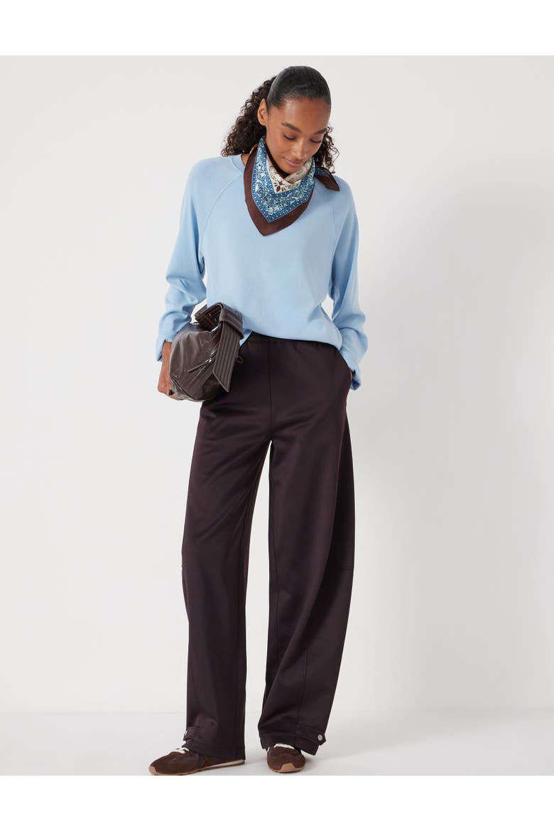 Barrel Leg Jogger, Alternate, color, Burgundy Purple