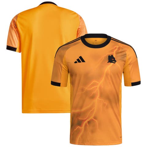 Men's adidas Orange AS Roma 2025/26 Away Replica Jersey