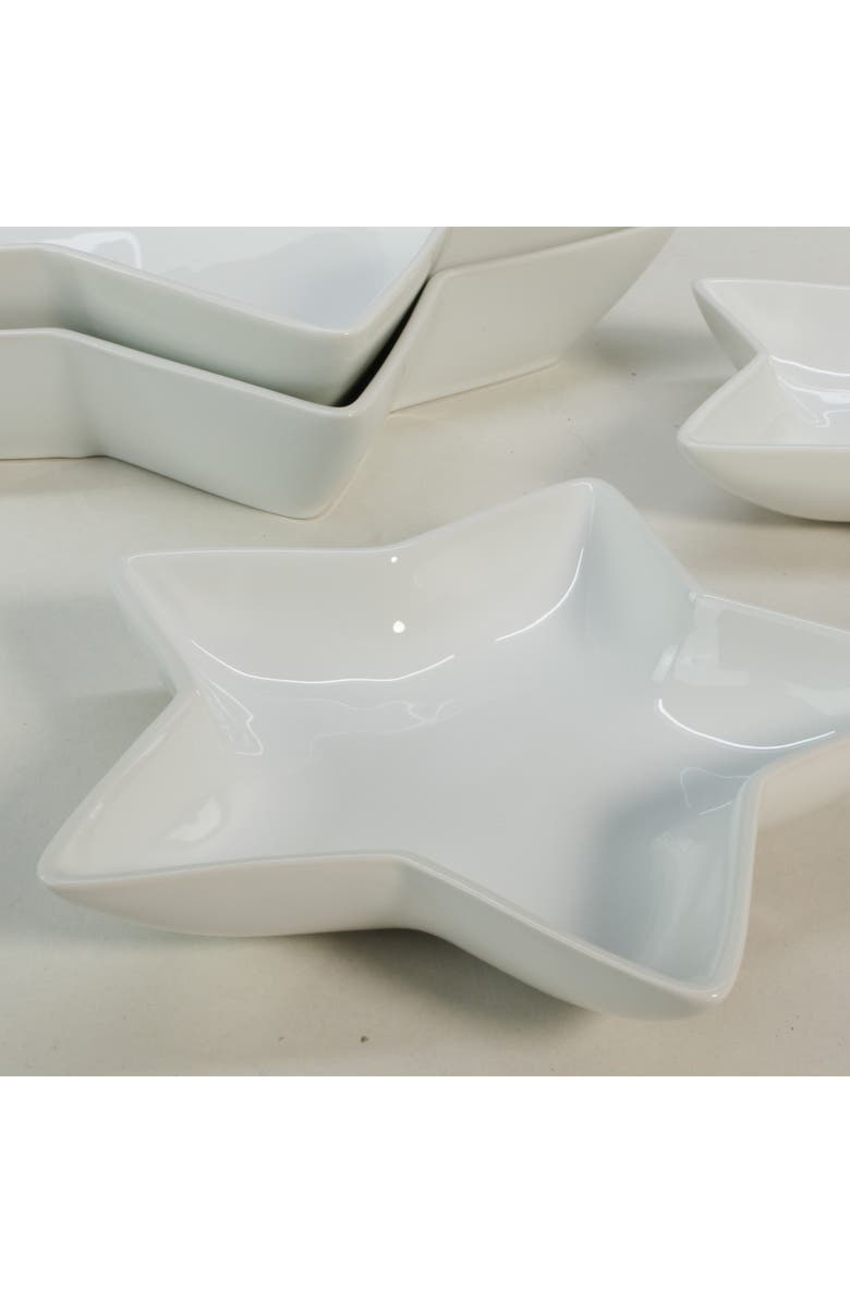 BIA Cordon Bleu Assorted 4-Piece Star Bowls, Alternate, color, White