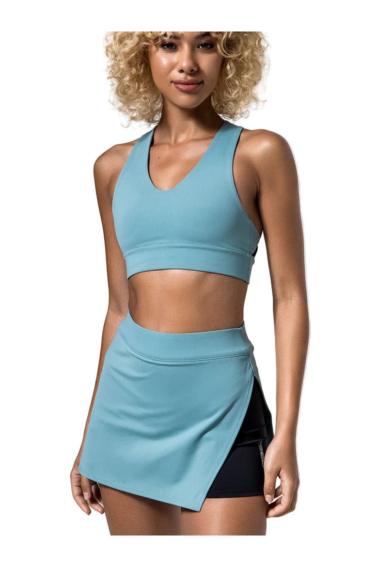 Side Split Skirt, Alternate, color, Arctic-Black